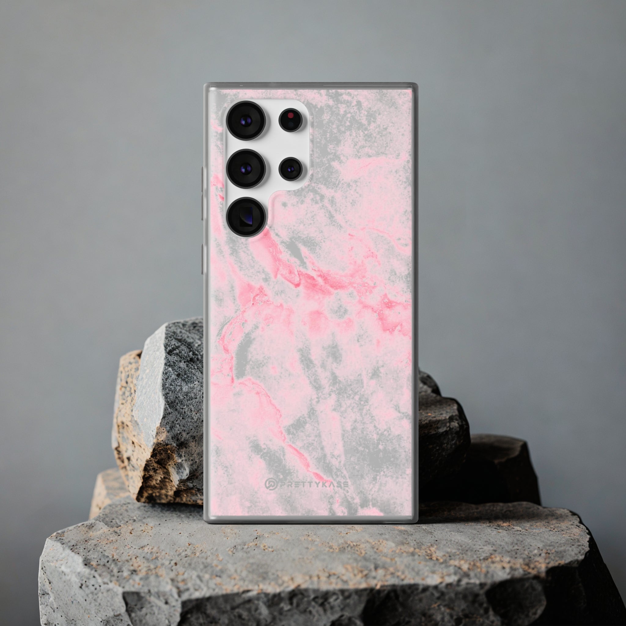 White Pink Marble Slim