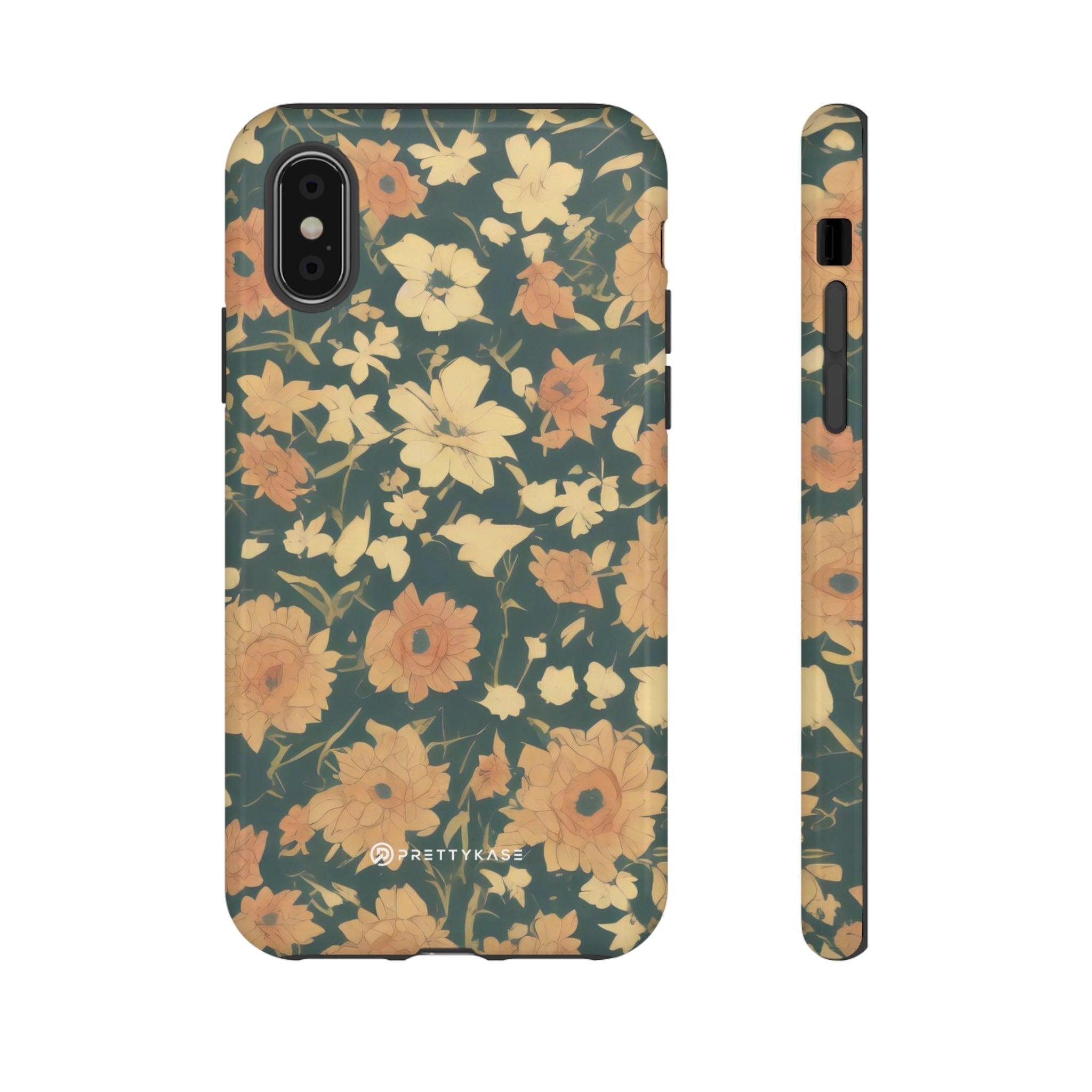 Olive Green Floral - PrettyKase