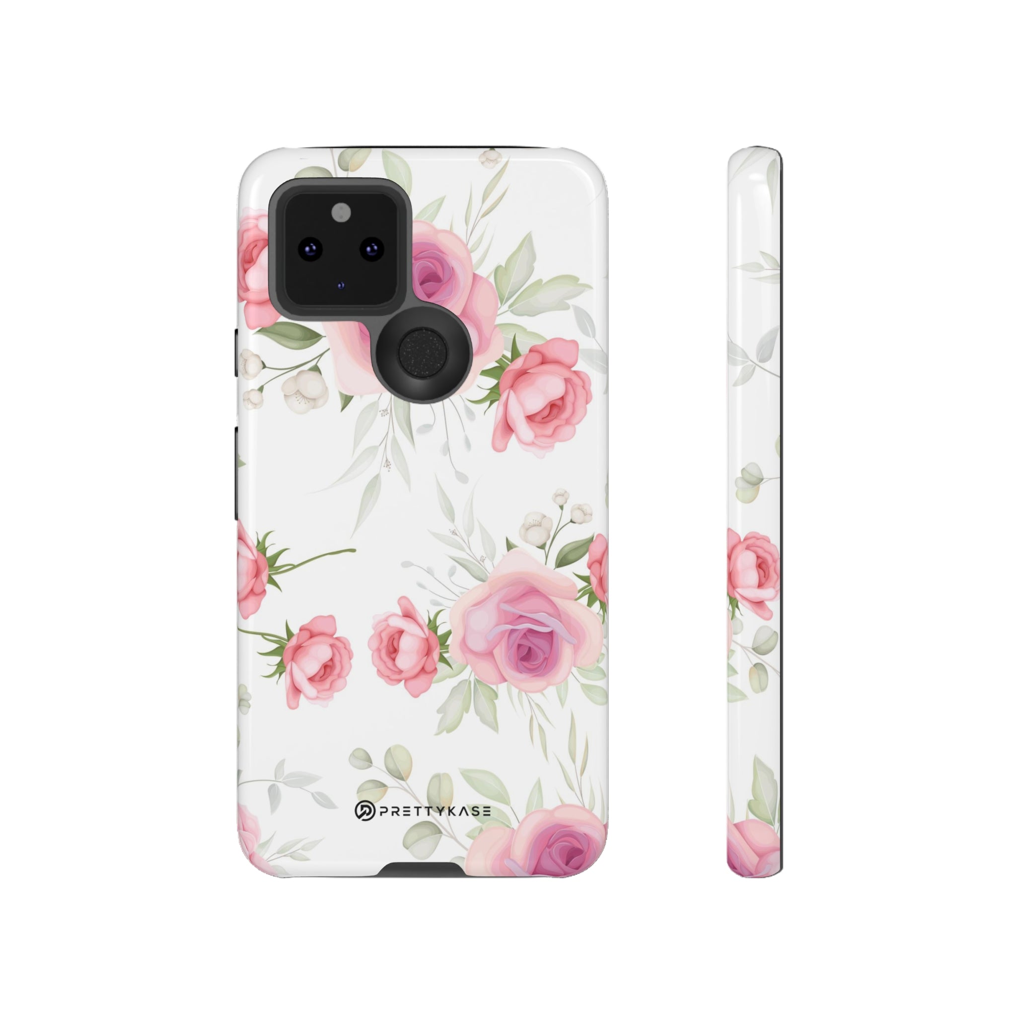 White and Pink Floral