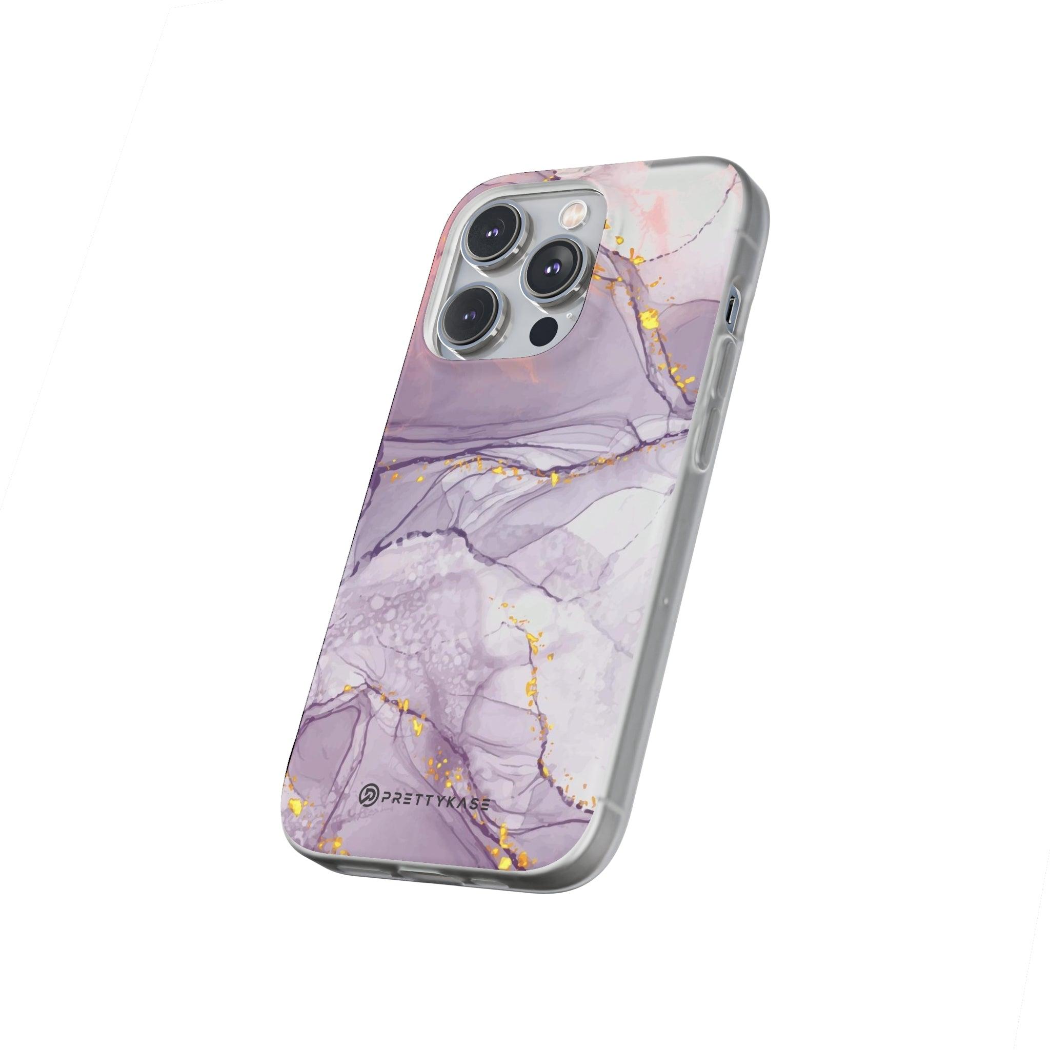 Lavender Marble Slim - PrettyKase