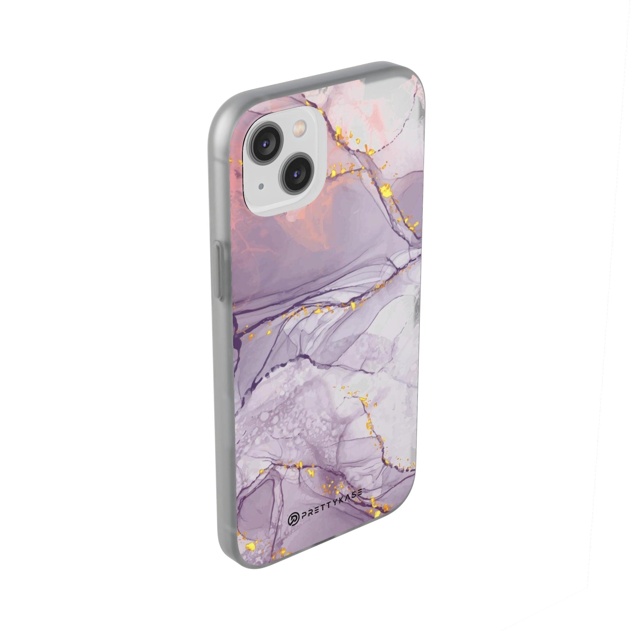 Lavender Marble Slim - PrettyKase