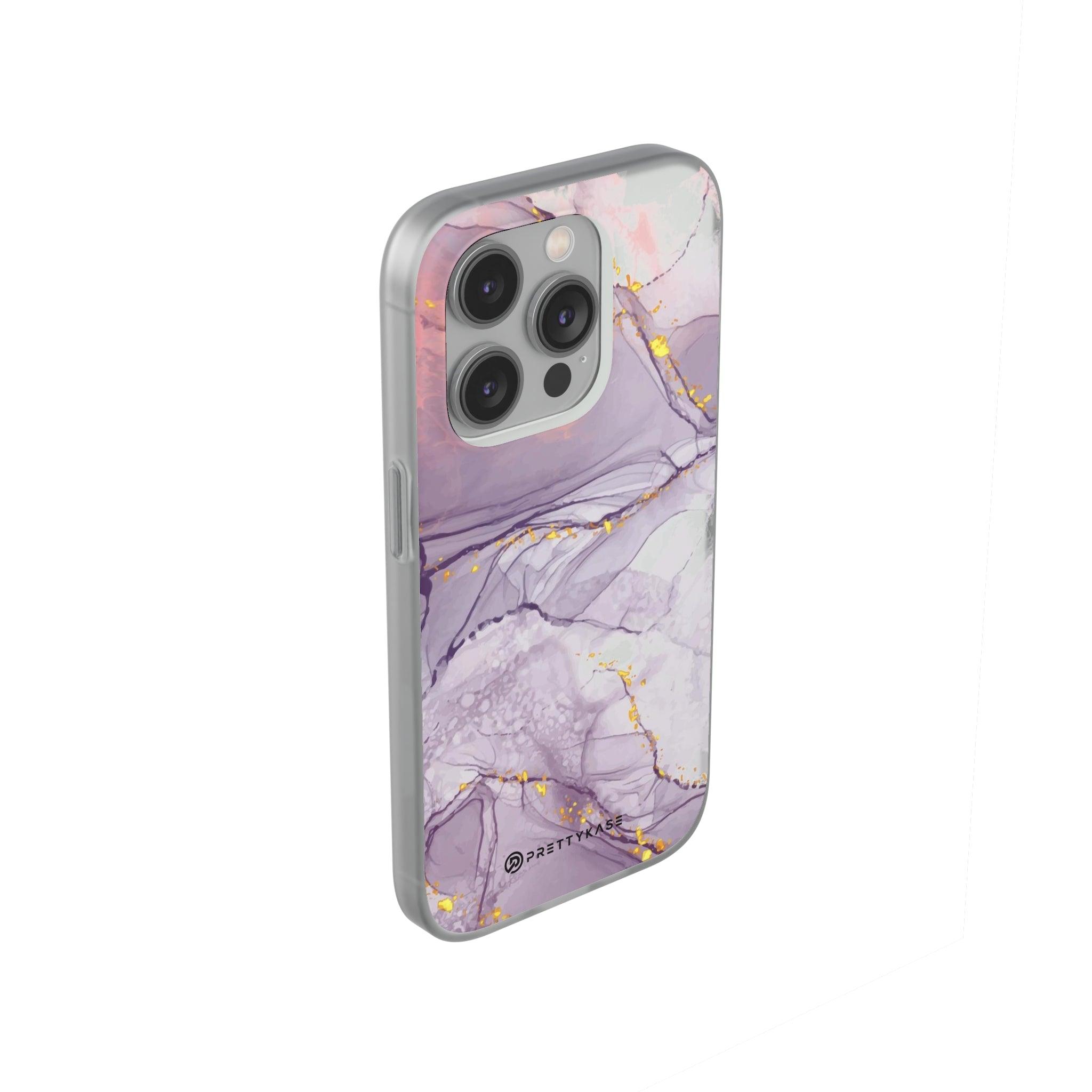 Lavender Marble Slim - PrettyKase