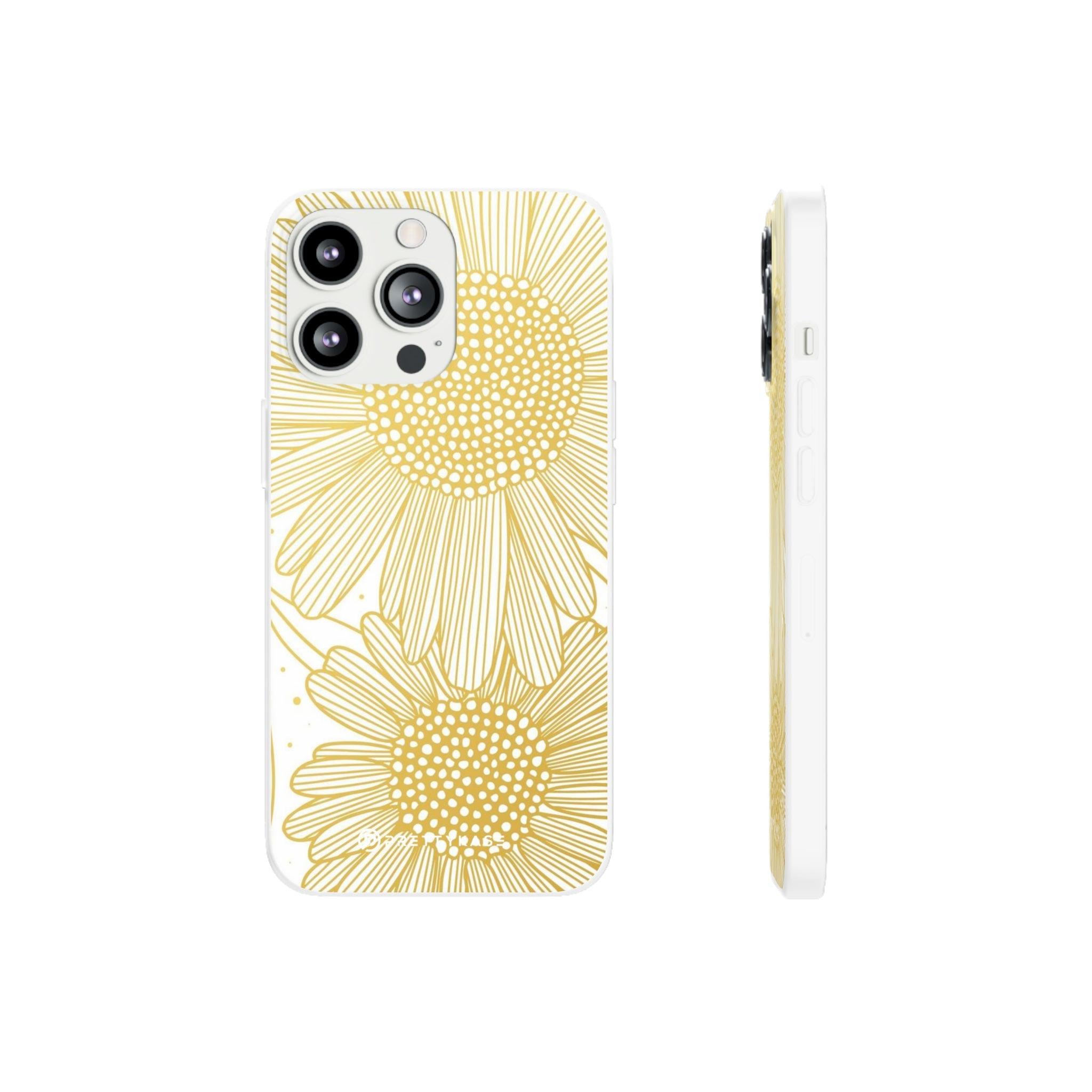 White Sun Flower Slim - PrettyKase