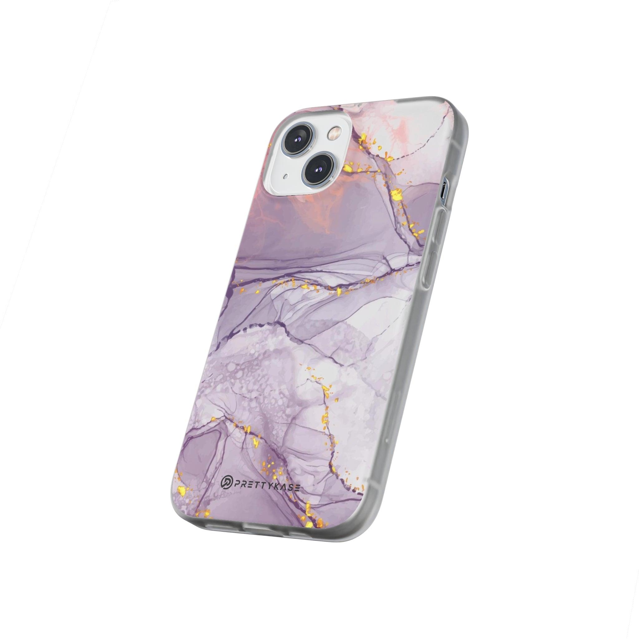 Lavender Marble Slim - PrettyKase