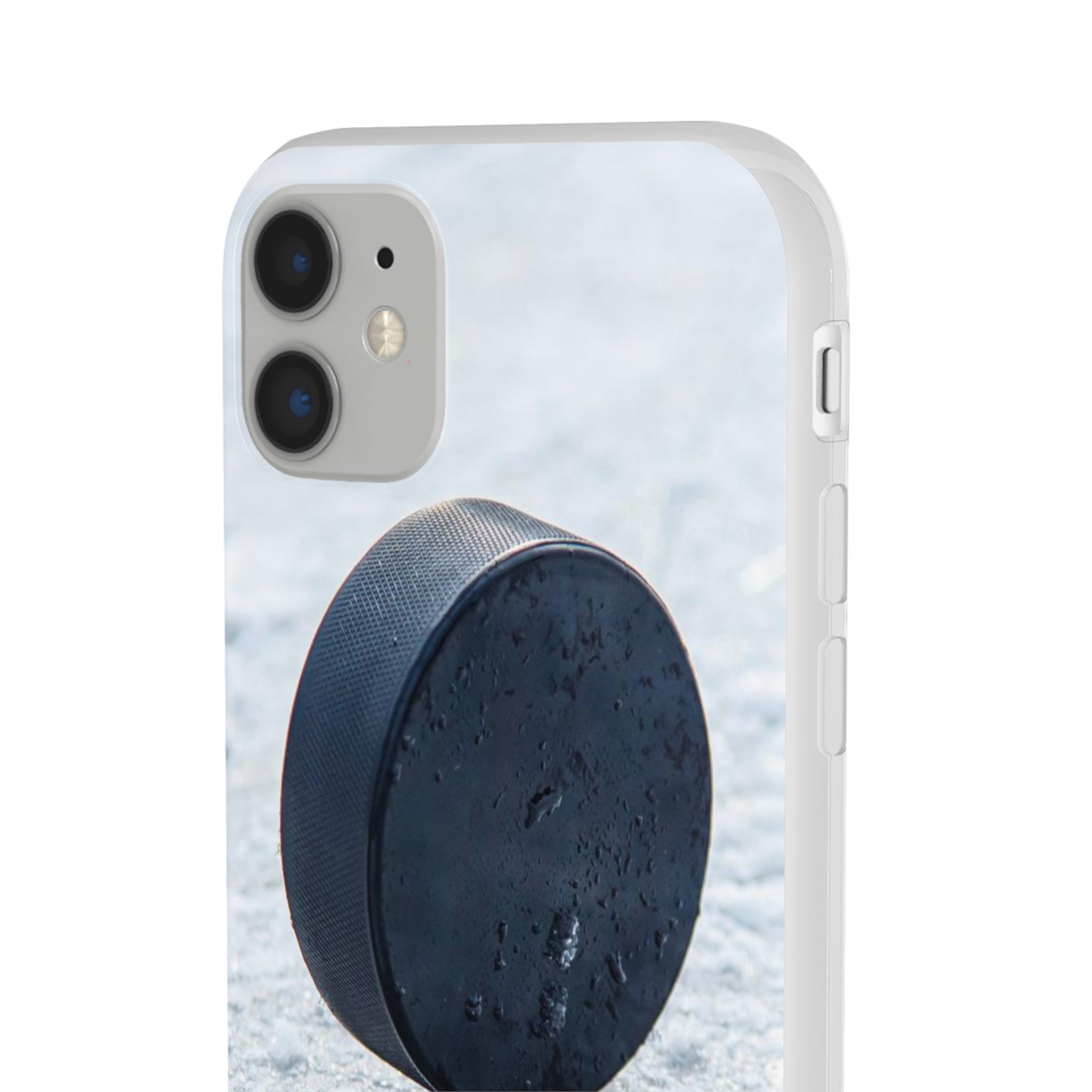 Black Hockey Puck Slim