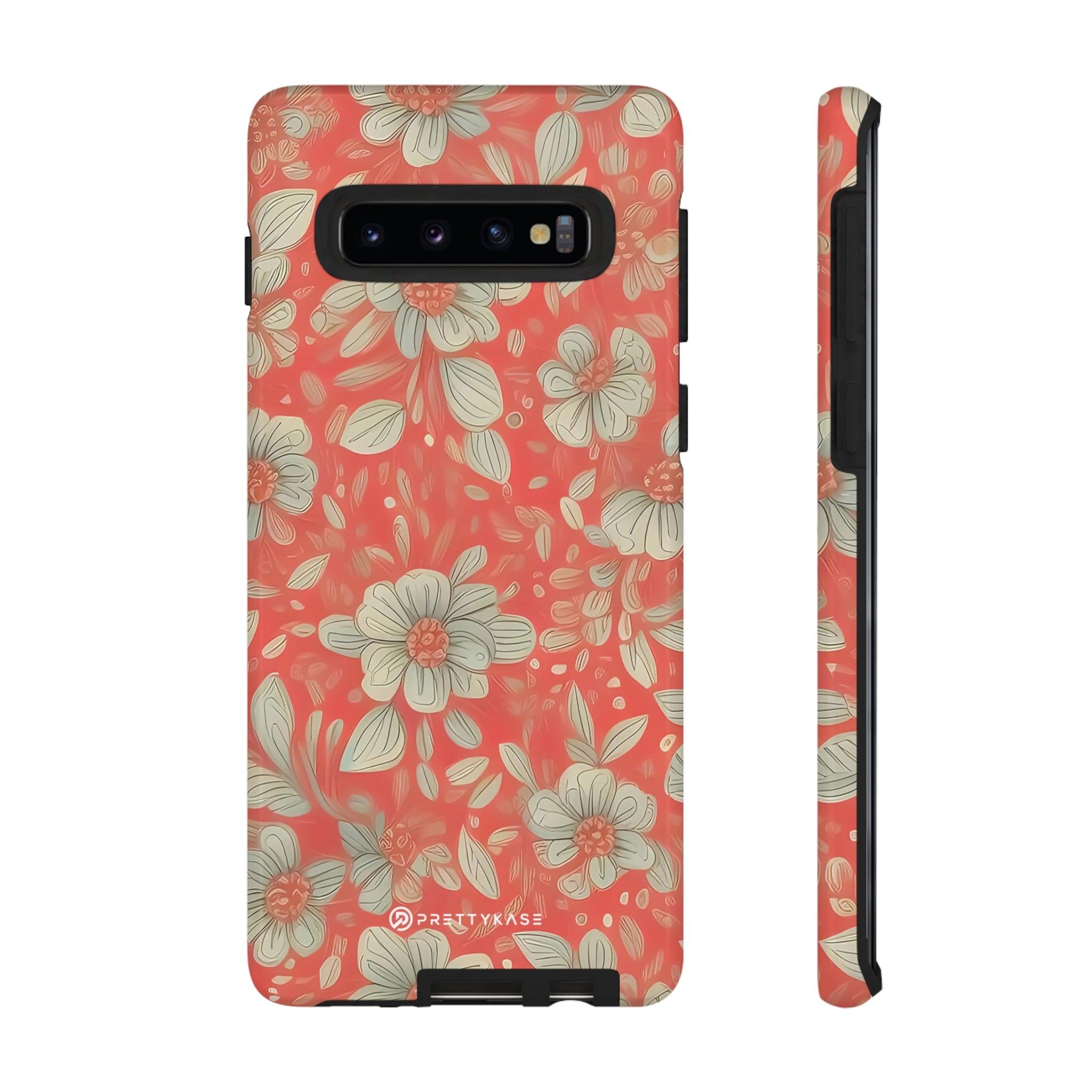 Red Orange Floral - PrettyKase